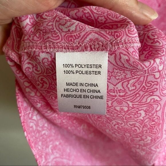 Violet + Claire Pink and White sleeveless Top - Picture 6 of 6